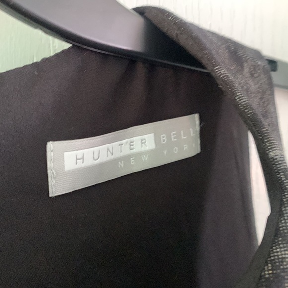 Hunter Bell New York peplum‎ Simmer black gray Tank Top size Small blouse career - Picture 2 of 11